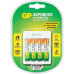 Зарядное устройство GP Rechargeable E411-270AAHCCS-2CR1 AA/AAA NiMH 2700mAh (4шт) блистер Зарядное устройство GP Rechargeable E411-270AAHCCS-2CR1 AA/AAA NiMH 2700mAh (4шт) блистер