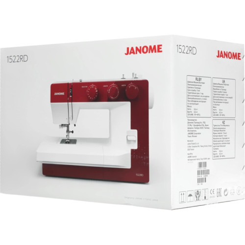 Швейная машина/ Швейная машина Janome 1522 RD белый Швейная машина/ Швейная машина Janome 1522 RD белый