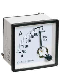 Амперметр Э47 1000/5А кл. точн. 1,5 72х72мм