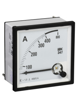 Амперметр Э47 400/5А кл. точн. 1,5 72х72мм