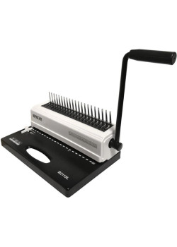 Переплетчик Office Kit B2115L A4/перф.15л.сшив/макс.450л./пластик.пруж. (4.5-51мм)