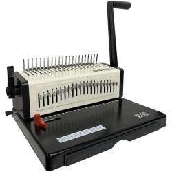 Переплетчик Office Kit B2125N A4/перф.23л.сшив/макс.500л./пластик.пруж. (4.5-51мм)