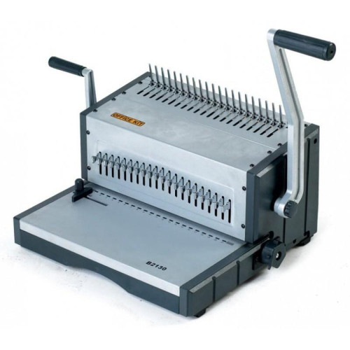 Переплетчик Office Kit B2130 A4/перф.30л.сшив/макс.500л./пластик.пруж. (4.5-51мм)