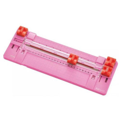 Резак дисковый Kw-Trio 13045pink A4/6 лист./230мм/ручн.прижим