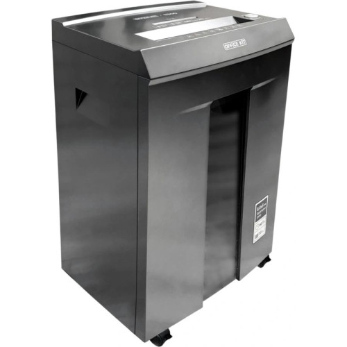 Шредер Office Kit S300 0,8x5 черный (секр.P-7) фрагменты 8лист. 33лтр. пл.карты CD Шредер Office Kit S300 0,8x5 черный (секр.P-7) фрагменты 8лист. 33лтр. пл.карты CD