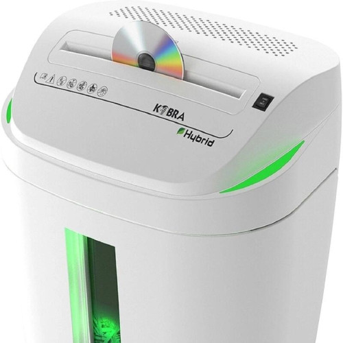 Шредер Kobra S6-Hybrid E/S (секр.Р-2) ленты 26 лист. 40 л, скрепки/скобы/пл.карты/CD