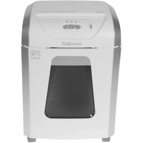 Шредер Fellowes PowerShred 15С белый (секр.P-4) фрагменты 15лист. 19лтр. скрепки скобы пл.карты Шредер Fellowes PowerShred 15С белый (секр.P-4) фрагменты 15лист. 19лтр. скрепки скобы пл.карты