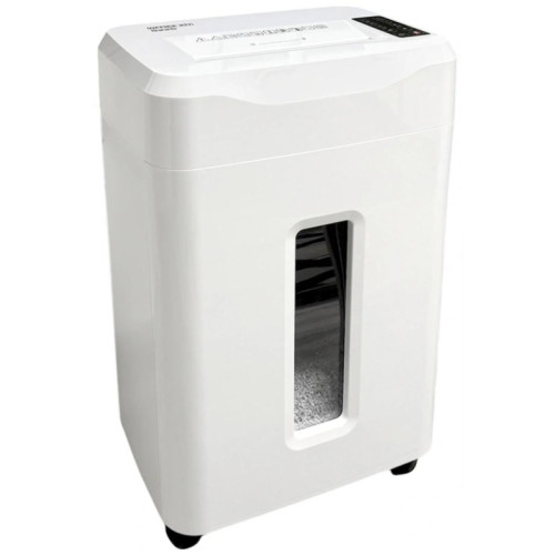 Шредер Office Kit S225 1,9х12 белый (секр.P-5) фрагменты 18лист. 35лтр. скобы пл.карты CD