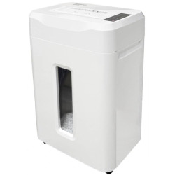 Шредер Office Kit S225 1,9х12 белый (секр.P-5) фрагменты 18лист. 35лтр. скобы пл.карты CD