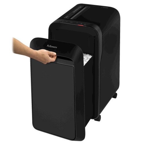 Шредер Fellowes PowerShred LX220 (секр.P-4) перекрестный 20 лист. 30 л, скрепки/скобы/пл.карты
