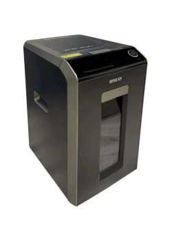 Шредер Office Kit SA200С 3,8x10 черный/серый с автоподачей (секр.P-4) фрагменты 220лист. 40лтр. скобы пл.карты