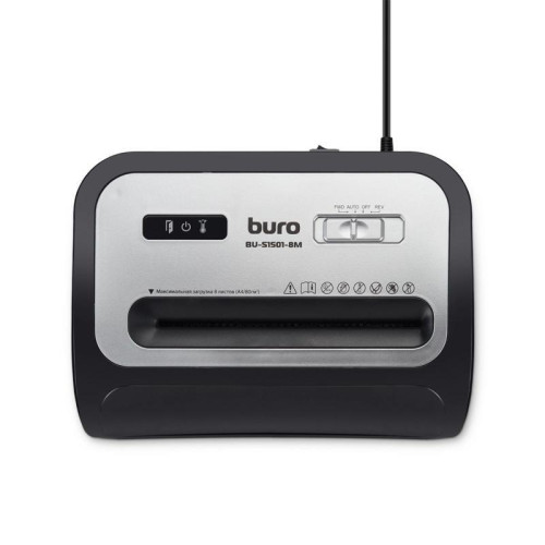 Шредер Buro Office BU-S1501-8M (секр.P-5) фрагменты 8 лист. 20 л, скрепки/скобы/пл.карты Шредер Buro Office BU-S1501-8M (секр.P-5) фрагменты 8 лист. 20 л, скрепки/скобы/пл.карты