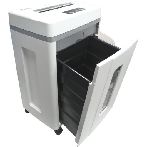 Шредер Office Kit S200TSCD 0,8x2 (секр.P-7) фрагменты 6 лист. 25 л, скобы/пл.карты/CD