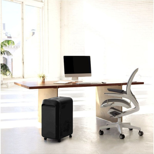 Шредер Fellowes PowerShred LX220 (секр.P-4) перекрестный 20 лист. 30 л, скрепки/скобы/пл.карты