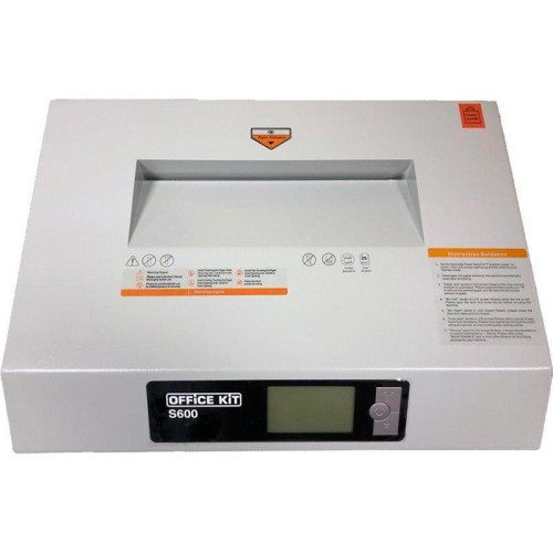 Шредер Office Kit S600 0,8х5 (секр.P-7) фрагменты 6 лист. 60 л
