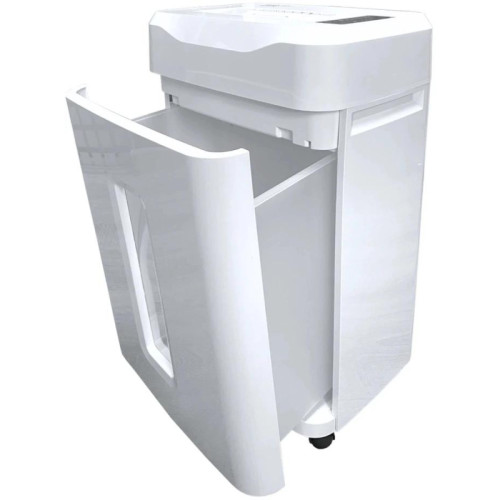 Шредер Office Kit S210N 3,9x38 белый (секр.P-4) фрагменты 16лист. 35лтр. скрепки скобы пл.карты CD
