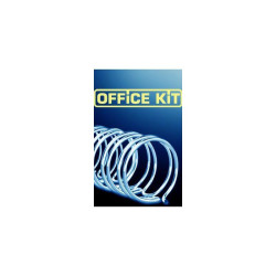 Пружины для переплета металлические Office Kit d=14.3мм 100-120лист A4 черный (100шт) OKPM916B