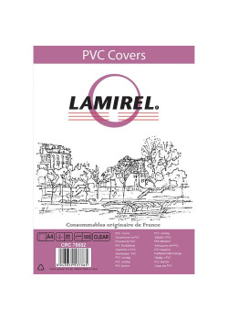 Обложки для переплёта Fellowes A4 200мкм прозрачный (100шт) Lamirel (LA-78682)