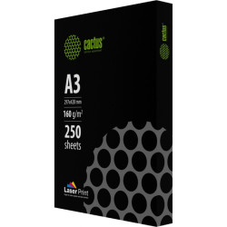 Бумага Cactus CS-LPA3160250 A3/160г/м2/250л./белый CIE170% для лазерной печати