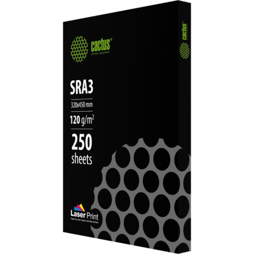 Бумага Cactus CS-LPSRA3120250 SRA3/120г/м2/белый/250л. CIE170% для лазерной печати