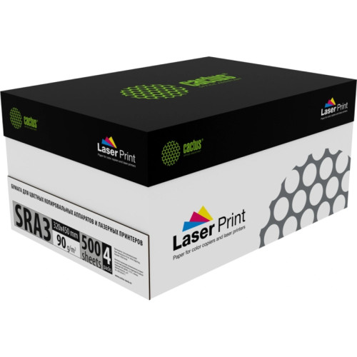 Бумага Cactus CS-LPSRA390500 SRA3/90г/м2/белый/500л. CIE170% для лазерной печати