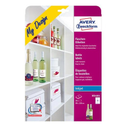 Этикетки Avery Zweckform MD4001 A4 120x90мм 4шт на листе/5л./белый глянцевое самоклей. для струйной печати