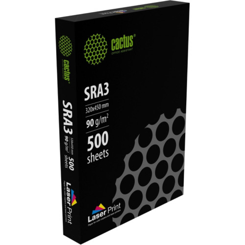 Бумага Cactus CS-LPSRA390500 SRA3/90г/м2/белый/500л. CIE170% для лазерной печати
