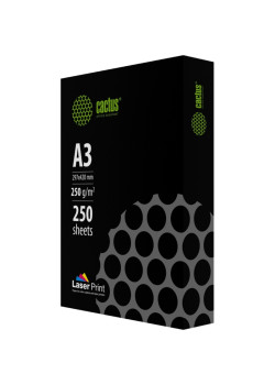 Бумага Cactus CS-LPA3250250 A3/250г/м2/250л./белый CIE170% для лазерной печати
