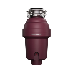 Измельчитель отходов Kuppersberg/ Измельчитель отходов Kuppersberg, High-Tech, мощность 750 Вт, 3800-4200 об/мин, защита от перегрева, авто выключение, DC мотор, шумоизоляция, уровень шума 70 дБ, цвет винный