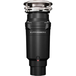 Измельчитель отходов Kuppersberg/ Измельчитель отходов Kuppersberg, High-Tech, мощность 550 Вт, 3400-3800 об/мин, защита от перегрева, авто выключение, DC мотор, уровень шума 75 дБ, цвет черный