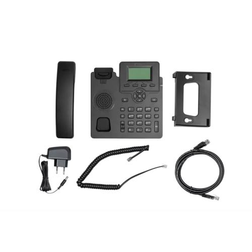 IP-телефон Flat-Phone C10: 2 SIP-аккаунта, 2 порта 10/100BASE-T (RJ-45), ЖК-дисплей, PoE, ТОРП