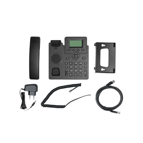 IP-телефон Flat-Phone C10: 2 SIP-аккаунта, 2 порта 10/100/1000BASE-T (RJ-45), ЖК-дисплей, PoE, адаптер питания 220В, РЕЕСТР