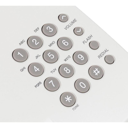 Телефон проводной Panasonic KX-TS2350RUW белый