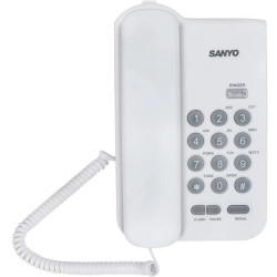 Телефон проводной Sanyo RA-S108W белый