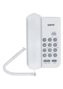 Телефон проводной Sanyo RA-S108W белый