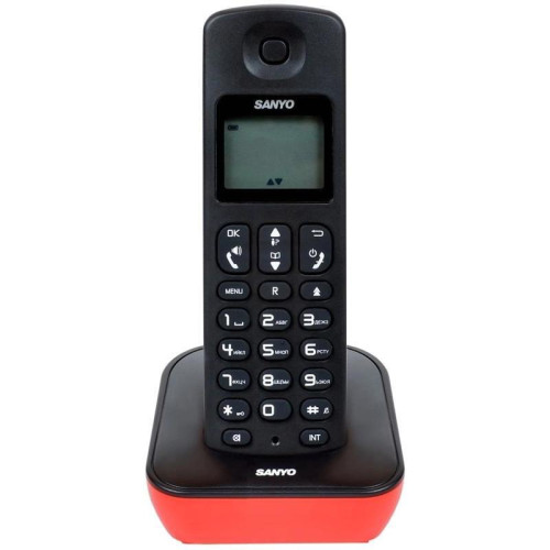 Р/Телефон Dect Sanyo RA-SD53RUR красный/черный АОН
