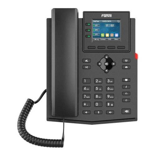 Телефон IP Fanvil X303W черный