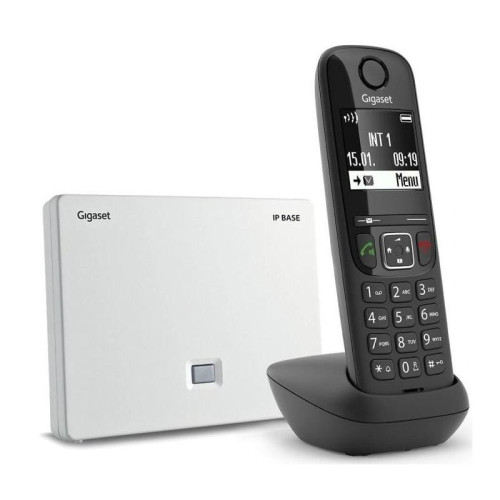 Телефон IP Gigaset AS690IP BASE RUS черный (S30852-H3124-R101) Телефон IP Gigaset AS690IP BASE RUS черный (S30852-H3124-R101)
