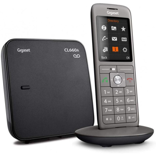 Р/Телефон Dect Gigaset CL660A SYS RUS черный автооветчик АОН
