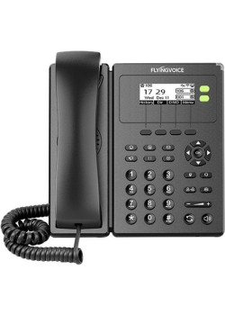 Телефон IP Flyingvoice FIP-10P черный (FIP10P)