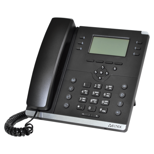 IP-телефон VP-17P: 2 SIP аккаунта, 2x1G, ЖК дисплей, PoE