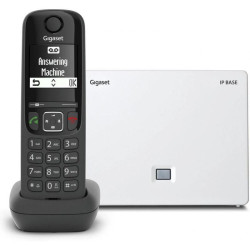 Телефон IP Gigaset AS690IP BASE RUS черный (S30852-H3124-R101)