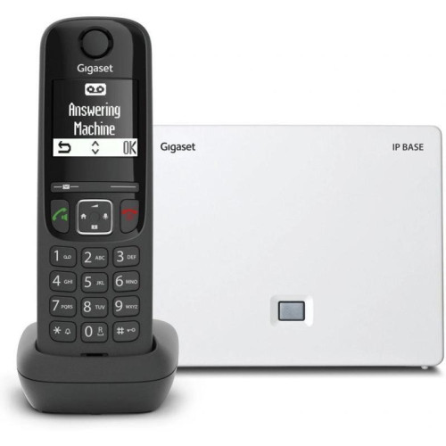 Телефон IP Gigaset AS690IP BASE RUS черный (S30852-H3124-R101)