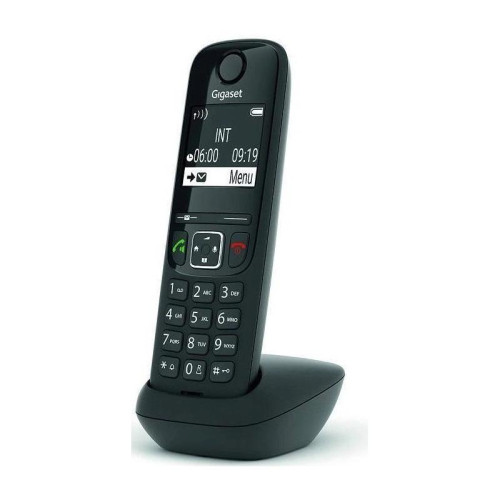 Трубка доп. Dect Gigaset AS690HX черный для AS690