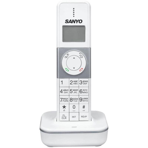 Р/Телефон Dect Sanyo RA-SD1102RUWH белый/серебристый АОН