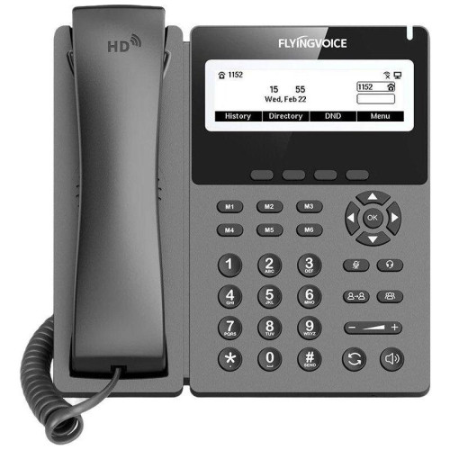 Телефон IP Flyingvoice P22P серый
