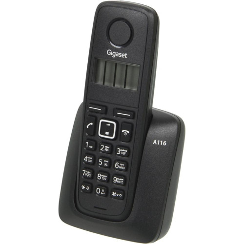 Р/Телефон Dect Gigaset A116 RUS черный АОН