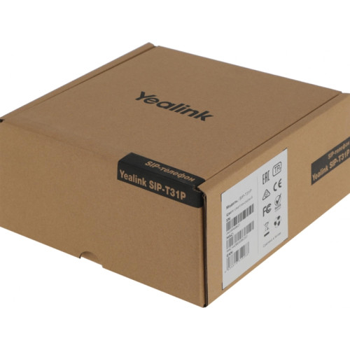 Телефон IP Yealink SIP-T31P Light Gray серый