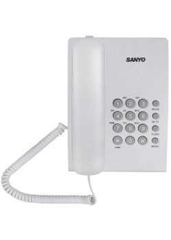 Телефон проводной Sanyo RA-S204W белый