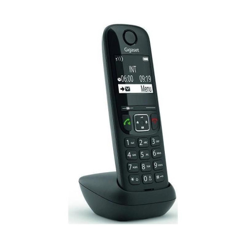 Трубка доп. Dect Gigaset AS690HX черный для AS690